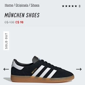 Adidas München shoes NWT